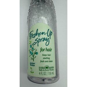 Bath & Body Works Freshen-Up Spray for Hair Juniper Breeze 4 fl oz 60% Full RARE
